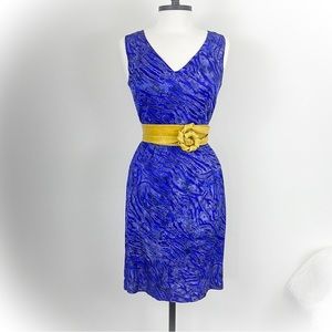 💕Beautiful Blue Banana Republic No Sleeve Sheath Dress💕